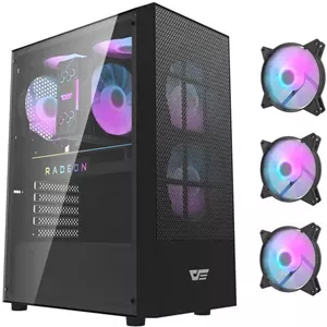 کیس کامپیوتر دارک‌فلش مدل A290 رنگ مشکی