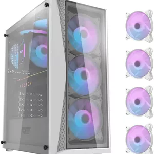 کیس کامپیوتر دارک‌فلش مدل DK352 Plus رنگ سفید