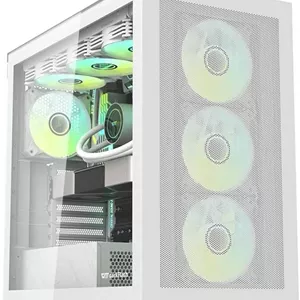 کیس کامپیوتر دارک‌فلش مدل DLX4000 Mesh رنگ سفید