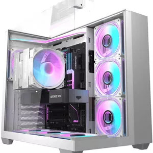 کیس گیمینگ دارک‌فلش مدل TH285 رنگ سفید