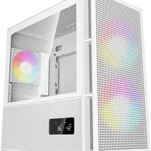کیس کامپیوتر دیپ‌کول مدل CH360 Digital رنگ سفید