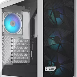 کیس کامپیوتر فراکتال دیزاین مدل Meshify 2 Compact RGB رنگ سفید
