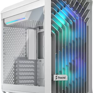کیس کامپیوتر فراکتال دیزاین مدل Torrent Compact TG RGB رنگ سفید