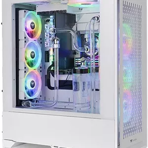 کیس کامپیوتر ترمال‌تیک مدل CTE T500 Air Snow رنگ سفید