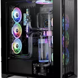 کیس کامپیوتر ترمال‌تیک مدل CTE T500 TG ARGB رنگ مشکی