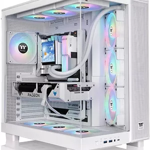 کیس کامپیوتر ترمال‌تیک مدل View 380 XL TG ARGB رنگ سفید
