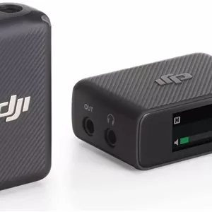 DJI Mic (1 TX1 RX)، میکروفون یقه ای بی سیم، برد 250 متری، 14 ساعت ضبط، میکروفون بی سیم برای کامپیوتر، آیفون، دوربین ها، ولاگ ها، پخش زنده، نسخه امارات