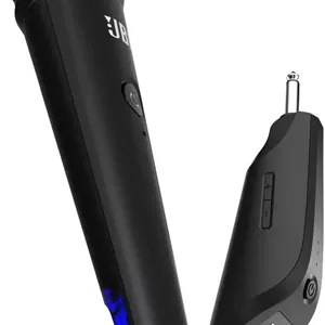 سیستم میکروفون بی سیم UHF مدل Rock ONE از JBL، با 10 ساعت زمان کارکرد، مکمل JBL EON ONE، دارای 10 فرکانس در دسترس، کپسول میکروفون VM200، توان 30 میلی وات، مشکی | Rock-ONE
