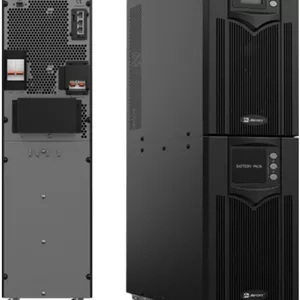یو پی اس آنلاین مرکوری MP-PRO-6K S، مدل Tower، ضریب توان 1.0، 6KVA/6KW، تک فاز، (20 عدد باتری 8.2 آمپر ساعت/12 ولت)، ترمینال ورودی/خروجی، ارتباط RS232 و USB، مشکی | UP000425