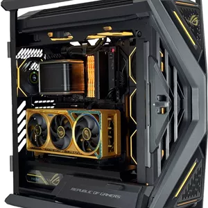 کامپیوتر گیمینگ هایپریون - Intel Core Ultra 9 285K (24C/24T)، NVIDIA RTX 5090 32GB، رم 64GB DDR5 با فرکانس 5600MHz، SSD 2TB Gen 5، منبع تغذیه 1200W Titanium، خنک کننده مایع 360mm با نمایشگر، Wi-FiBT، Win11 Pro