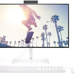 کامپیوتر همه کاره HP مدل 24-cb1036ne، صفحه نمایش لمسی 23.8 اینچی FHD VA، پردازنده Intel Core i5-1235U، رم 8 گیگابایتی، حافظه SSD 512 گیگابایتی، کیبورد و ماوس سیمی سفید HP 225، Free DOS، سفید | 6V341EA#ABV