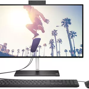 کامپیوتر همه کاره HP 24-cb1022nh، صفحه نمایش 23.8 اینچی FHD VA، پردازنده Intel Core i5-1235U، رم 8 گیگابایتی، SSD 256 گیگابایتی، کیبورد و ماوس سیمی مشکی HP 225، Free DOS، مشکی | 6P0E4EA#BH5