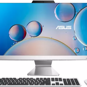 کامپیوتر همه کاره ASUS A3402، صفحه نمایش 23.8 اینچی FHD Wide View، پردازنده Intel Core i5-1235U، رم 16 گیگابایتی، SSD 512 گیگابایتی، گرافیک Intel UHD، کیبورد و ماوس ENG-ARB، Free DOS، سفید | A3402WBAT-WA159M