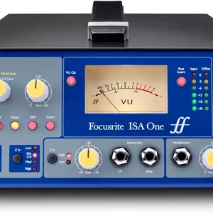 پری امپ میکروفون کلاسیک Focusrite ISA One با ورودی DI مستقل، آبی
