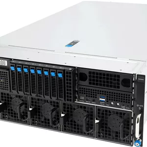 سرور HPC AMD EPYC 4U، پردازنده دوگانه AMD 2x EPYC 9655 96C 192T تا 4.5GHz، 4x NVIDIA H200 NVL 141GB، رم 1.152TB DDR5، 4TB NVMe Gen42x 1.92TB3x 7.68TB SAS Enterprise SSD، 2x پورت LAN 10GbE، 4x منبع تغذیه 3200W