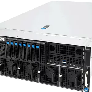 سرور HPC AMD EPYC 4U، پردازنده AMD 2x EPYC 9755 با 128 هسته و 256 رشته تا 3.7 گیگاهرتز، 2x NVIDIA RTX 6000 ADA 48GB، رم 1152 DDR5 5600MT/s، حافظه SSD NVME 215 ترابایت تا 3000 مگابایت بر ثانیه نوشتن، 7000 مگابایت بر ثانیه خواندن، 2x 4TB NVMe Gen 5