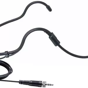 میکروفون هدست جایگزین برای فرستنده بی‌سیم Sennheiser ew 100 g3، کندانسور، میکروفون یک جهته، اتصال قفل شونده پیچی 3.5 میلی‌متری (1/8 اینچ)، مشکی