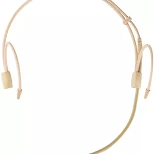 میکروفون هدست کاردیوئید جایگزین برای فرستنده بی‌سیم Sennheiser EW-DX-SK با اتصال 3.5 میلی‌متری، کندانسور، اتصال TRS 3.5 میلی‌متری، کیف حمل سخت، بژ