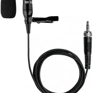 میکروفون یقه‌ای جایگزین برای فرستنده بدنه سنهایزر SK 300 G4-RC، کندانسور کاردیوئید، مشکی 3.5 میلی‌متری