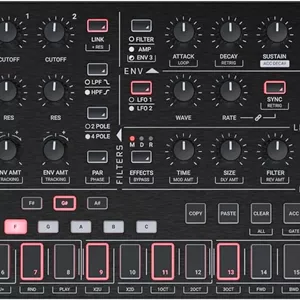 IK Multimedia UNO Synth PRO X، سینتی سایزر آنالوگ پارافونیک با فیلتر دوگانه، دارای سکوئنسر پارافونیک، افکت های یکپارچه و اتصالات CV