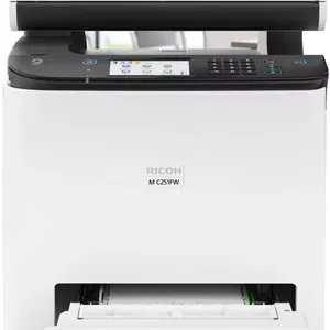 پرینتر لیزری چندکاره رنگی A4 ریکو M C251FW، کپی، پرینت، اسکن، فکس، پنل لمسی 4.3 اینچی، سرعت چاپ 25 صفحه در دقیقه، رزولوشن 600 x 600 dpi، سینی ورودی کاغذ 250 برگی، سفید | M C251FW
