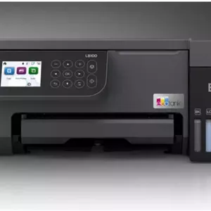 پرینتر عکس سه کاره اپسون EcoTank L8100 A4، اپلیکیشن Epson Smart Panel، سیستم مخزن جوهر، 5.400 صفحه، 1.500 عکس بازدهی رنگی، 1200 DPI x 4800 DPI، سطح نویز 37dB، مشکی | EcoTank L8100