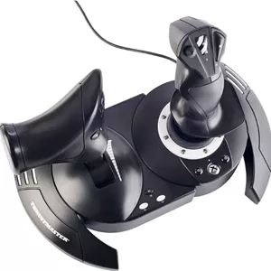 جوی استیک Thrustmaster T-Flight Hotas One (ایکس باکس وان و کامپیوتر)، دریچه گاز جداشدنی، جوی استیک ارگونومیک، سیستم رادر دوگانه، مشکی | TM-JSTK-TFLGHT-HOTAS1