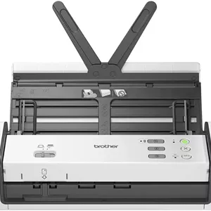 اسکنر اسناد قابل حمل Brother ADS-1350W، سرعت اسکن رنگی دو طرفه 30ppm / 60ipm @ 300dpi، 20 برگ، اتصال شبکه بی سیم، USB، سفید | 5WDF0200173