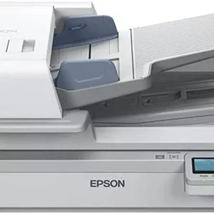 اسکنر اپسون WorkForce DS-70000N، دارای ADF با ظرفیت 200 برگ، سرعت اسکن 70 صفحه در دقیقه (یک رو) / 140 تصویر در دقیقه (دو رو)، رزولوشن 600 DPI، تشخیص کاراکتر نوری (OCR)، پورت USB-B/Ethernet، سفید | B11B204331BU