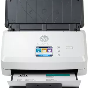 اسکنر تغذیه برگه ای HP ScanJet Pro N4000 SNW1، رزولوشن اسکن تا 600 dpi، ظرفیت فیدر اسناد 50 برگی، چرخه کاری 4000 صفحه، پشتیبانی از اترنت، WiFi و WiFi Direct، سفید | 6FW08A