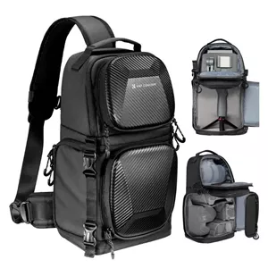 کیف کوله پشتی دوربین K&F Concept مدل Crossbody Bag Hardshell