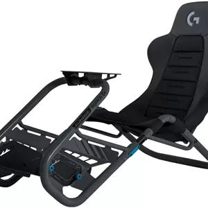 صندلی مسابقه پلی‌سیت تروفی Logitech G Edition، فریم فولادی کربنی، جنس Actifit، قابلیت تنظیم موقعیت فرمان، پدال و صندلی | G00320