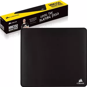 پد ماوس گیمینگ پارچه ای ضد سایش بسیار بزرگ Corsair MM350 Champion Series ابعاد 450x400x5 میلی متر (مشکی) | CH-9413560-WW
