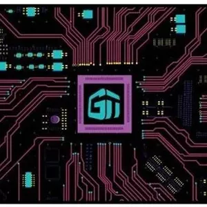 پد میز گیمینگ GamerTek، 80x30 سانتی متر، سطح پارچه ای بافت نرم، پایه لاستیکی ضد لغزش، پارچه پلی استر، مدار صورتی آتشین | 616985066292