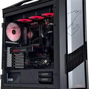 کامپیوتر گیمینگ AORUS - پردازنده Intel Core Ultra 9 285K با 24 هسته و 24 رشته، کارت گرافیک NVIDIA RTX 5090 WATERFORCE با 32 گیگابایت حافظه، 64 گیگابایت رم DDR5 با فرکانس 6000 مگاهرتز، 2 ترابایت SSD Gen 5، منبع تغذیه 1300 واتی، خنک کننده مایع 360 میلی‌متری، Wi-FiBT، ویندوز 11 پرو