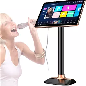 دستگاه کارائوکه صفحه لمسی 20 اینچی، پشتیبانی از سفارش آهنگ 4K تلفنWiFiپخش فیلم و تلویزیون، میلیون ها دانلود آهنگ و تغییر زبان های مختلف، مناسب منزل و مهمانی، 8T