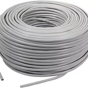 کابل شبکه CAT6 UTP تاراذهین، 23AWG، 0.57mm، CCA، (1 x 6 رول)، سرعت انتقال داده تا 10 گیگابیت در ثانیه، روکش PVC تازه 4P، رول جعبه 305 متری، خاکستری | TC-LC23U (1 x 6 رول)