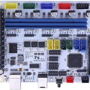 برد اصلی کنترل V1.2 F5 بر پایه ATMEGA2560 جایگزین MKS-BASE1.4 و Ramps1.4 پشتیبانی از صفحه نمایش 2004/12864/TFT32/TFT28 برای ماژول های درایور پرینتر سه بعدی