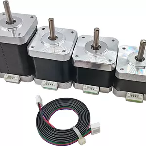 استارتر الکترونیکی پله ای 42، گشتاور بالا، هیبریدی، 2 فاز، مناسب برای دستگاه های چاپ سه بعدی و حکاکی، ارتفاع 60 میلی متر