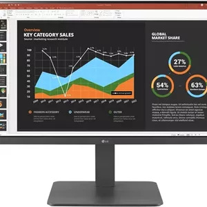 مانیتور 24 اینچی ال‌جی، 1920 در 1080، 16:9 IPS، HDMI، DP، DVI