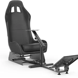 پایه فرمان مسابقه با صندلی گیمینگ رانندگی برای همه Logitech G923 | G29 | G920 | Thrustmaster | Fanatec Wheels | Xbox One, PS4, PC Platforms