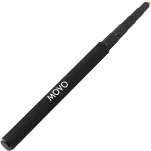 بازوی بوم حرفه ای آلومینیومی 3 متری Movo CMP-17 برای میکروفون های شاتگان – سازگار با سری Rode NTG، Sennheiser MKE600، Audio-Technica AT875R و غیره 