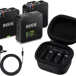 سیستم میکروفون بی‌سیم جمع و جور Rode Wireless GO GEN 3 به همراه جعبه شارژ