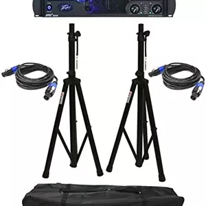 پکیج Peavey PACKAGE-216 IPR 2 3000 120US آمپلی‌فایر قدرت با نور LED و کراس‌اوورهای 2 کاناله LR