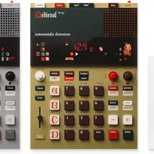 مجموعه سمپلر، سکوئنسر و آهنگساز teenage engineering EP-133 K.O. II و EP-1320 به همراه کابل صوتی پارچه ای 3.5 میلی متری