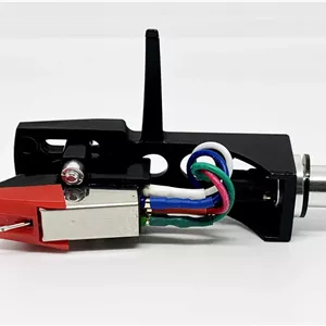 کارتریج و سوزن، سوزن بیضوی و هدشل مشکی با پیچ های نصب برای Technics SL-D1, SL-D1K, SL-D2, SL-D202, SL-D205, SL-D2K, SL-1400, SL-1401 