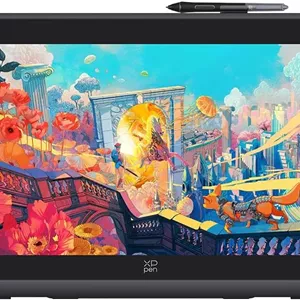 ایکس پی-پن Artist 22 Plus - تبلت گرافیکی با صفحه نمایش 22 اینچی، صفحه نمایش لمینت کامل ضد تابش نور، 16384 سطح فشار، قلم X3 Pro، پوشش 159% sRGB