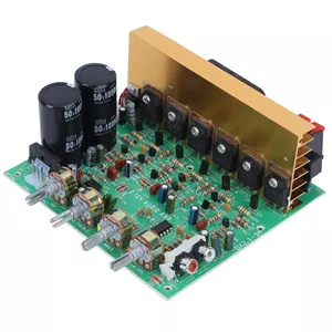 برد آمپلی فایر صوتی بلوتوثی 300 وات 2.1 کانال برای سیستم صوتی خانگی استریو ساب ووفر AC Dual 18-26V