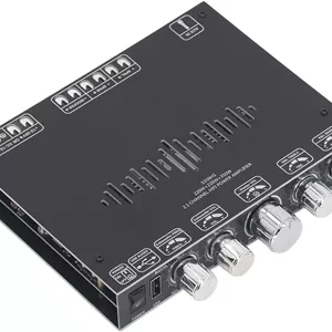 برد آمپلی فایر BT، استریو 2.1 کانال 220W X 2 350W، BT 5.1، ورودی USB AUX، کنترل زیر و بم، پشتیبانی از برنامه، حفاظت از گرمای بیش از حد، منبع تغذیه DC12-38V، برای بلندگوهای DIY