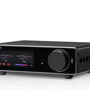 آمپلی فایر قدرت AIYIMA A80 DAC با PFFB TPA3255D2 استریو HiFi 2.0 کانال کلاس D بلوتوث 300Wx2 رمزگشای ESS9038Q2M با ورودی PC-USB کواکسیال اپتیکال TRS RCA